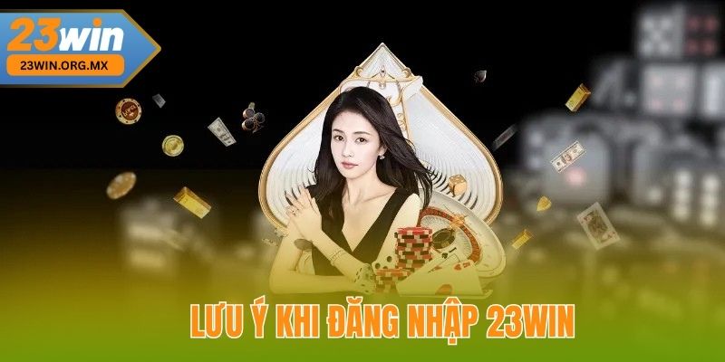Các Lưu Ý Khi Đăng Nhập 23WIN